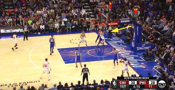  拉文扣篮大赛级表演公牛主场力克篮网